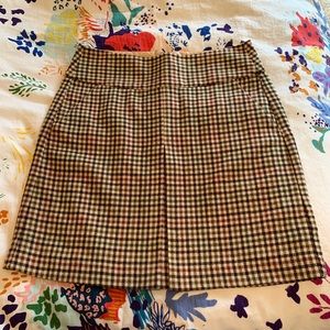Banana Republic Wool Plaid Skirt. Fall colors!